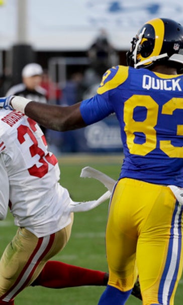 Kaepernick, 49ers end 13-game skid with 22-21 win over Rams (Dec 24, 2016)